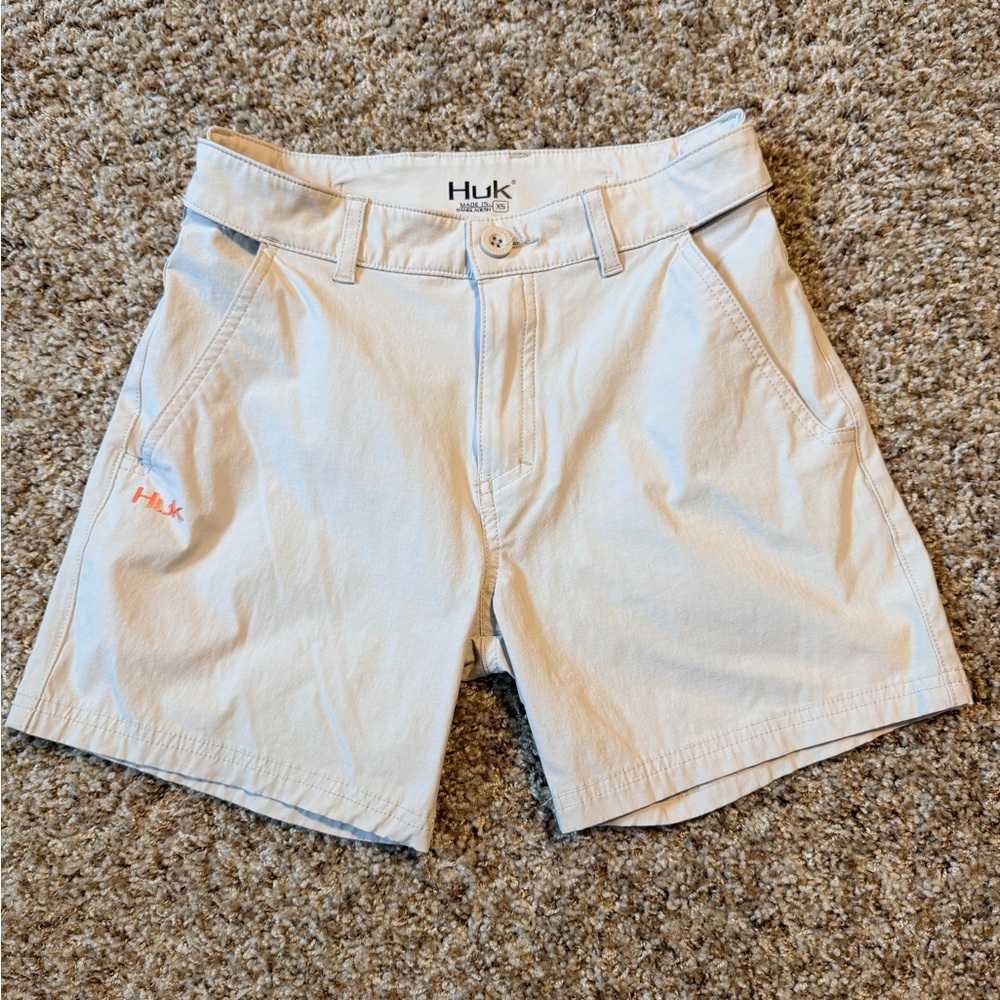 Huk Women's Light Tan Cargo Shorts